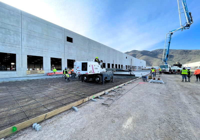 Brasa WArehouse construction in northern nevada